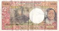 Polinesia Francesa 1000 Francs - Tahitian - Stag  - ND (2003-2006) - Serial S.031 - P.2h