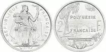 Polinesia Francesa 2 Francs - Liberty - Landscape -  1979