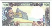 Polinesia Francesa 500 Francs Fisherman - Marquises Islands - Specimen