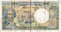 Polinesia Francesa 5000 Francs - Bougainville - Trois-M&acirc;ts - ND (2002-2003) - Serial M.010 - P.3f