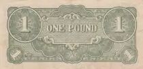 Polinesia Francese 1 Pound - Japanese Government - 1942 Serial OA