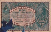 Pologne 1/2 Marki - T. Kosciuszko - Aigle - 1920 - P.27