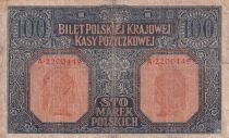 Pologne 100 Marek - Aigles - Guerrières - 1919 - B+ - P.15
