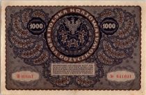 Pologne 1000 Marek  1919  - T. Kosciuszko