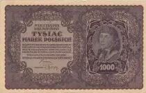 Pologne 1000 Marek Tadeusz Kosciuszko - 1919  - II s&eacute;rie A