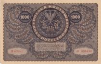 Pologne 1000 Marek Tadeusz Kosciuszko - 1919  - III série E