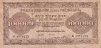 Pologne 100000 Marek - Aigle - 1923 - Série G - TB+ - P.34