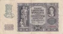 Pologne 20 Zlotych - Portrait de femme - 1940 - S&eacute;rie G - P.95