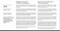 Pologne 20 Zlotych - Protection de la fronti&egrave;re est de la Pologne - Folder - 2022 - P.NEW