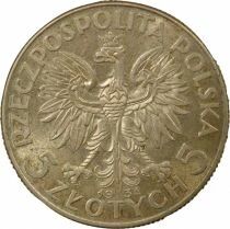 Pologne 5 Zlotys Argent - 1934 MW Varsovie