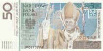 Pologne 50 Zlotych - Jean-Paul II - En folder - 2006 - S&eacute;rie JP