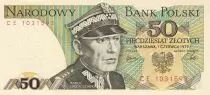 Pologne 50 Zlotych - Karol Swierczewski - 1979 S&eacute;rie CE