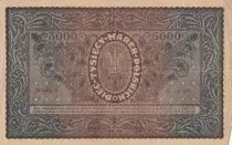 Pologne 5000 Marek  1919  - T. Kosciuszko, Armoiries - S&eacute;rie III E