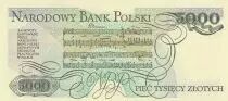 Pologne 5000 Zlotych - Frederic Chopin - Armoiries - Musique - 1988
