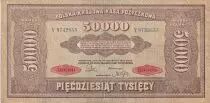 Pologne 50000 Marek - 1922 - Série Y - P.33