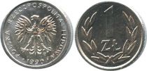 Pologne Y.49.3 1 Zloty, KM.Y49.3