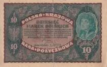 Polonia 10 Marek - T. Kosciuszko - Eagle - 1919 - P.25