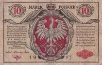 Polonia 100 Marek - Eagles - 1919 - VG to F - P.12