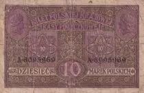 Polonia 100 Marek - Eagles - 1919 - VG to F - P.12