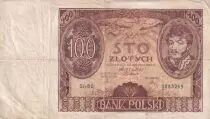 Polonia 100 Zlotych - Prince J. Poniatowski 1934 - P.75