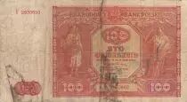 Polonia 100 Zlotych 1946 - Farmers - Serial R - P.129
