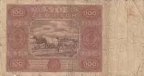 Polonia 100 Zlotych 1947 - Woman and horses - P.129