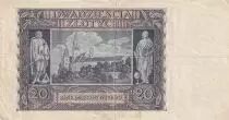 Polonia 20 Zlotych - Woman\'s portrait - 1940 - Serial G - P.95