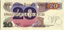 Polonia 20 Zlotych 1982 -  Romuald Traugutt