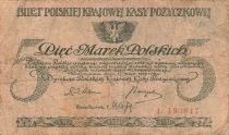 Polonia 5 Marek - 1919 - P.20