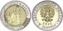 Polonia 5 Zlotych - Moszna Castle - 2022 - Bimetallic