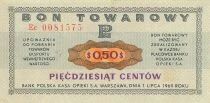 Polonia 50 Cents - Foreign Exchange Certificate - 1969 - P.FX26