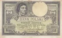 Polonia 500 Zlotych - T. Kosciuszko - Crowned Eagle - 28-02-1919 - Serial S.A.2289771