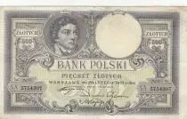 Polonia 500 Zlotych - T. Kosciuszko - Crowned Eagle - 28-02-1919 - Serial S.A.5754307