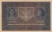 Polonia 5000 Marek  1919  - T. Kosciuszko, Armoiries - Serial III G