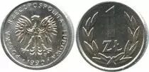 Polonia Y.49.3 1 Zloty, KM.Y49.3
