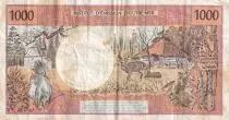Polyn&eacute;sie Fr. 1000 Francs - Tahitienne - Cerf - ND (2003-2006) - S&eacute;rie M.031 - P.2h