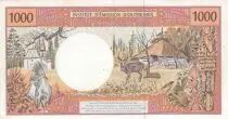 Polyn&eacute;sie Fr. 1000 Francs Tahitienne - Faut&eacute; - S&eacute;rie Q.027