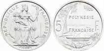 Polynésie Fr. 5 Francs - Liberté - 1965