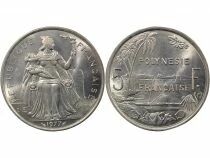Polyn&eacute;sie Fr. 5 Francs, EOM - 1977 Paris