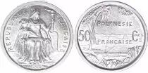 Polynésie Fr. 50 Centimes Liberté assise -  1965