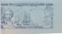 Polyn&eacute;sie Fr. 5000 Francs - Bougainville - Epreuve recto uniface