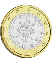 Portogallo 1 Euro - Coincard BU - Marque-page - 2022