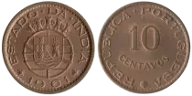 Portogallo 10 Centavos - Armoiries - 1961