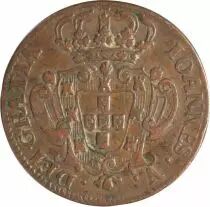 Portogallo 10 Reis John V - Arms
