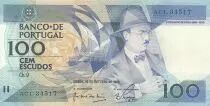 Portogallo 100 Cem Escudos - Fernando Pessoa - 16-10-1986 - Various serial