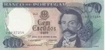 Portogallo 100 Escudos - 30-11-1965 - Camilo Castelo Branco - Serial GRP