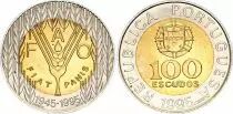 Portogallo 100 Escudos - 50th anniversary of FAO - 1995