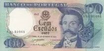 Portogallo 100 Escudos - Camilo Castelo Branco - 20-09-1978 - Serial HDL