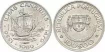 Portogallo 100 Escudos - Canary Islands - 1989