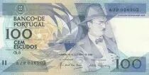 Portogallo 100 Escudos - Fernando Pessoa - 16-10-1986 - Various serial
